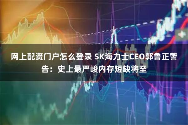 网上配资门户怎么登录 SK海力士CEO郭鲁正警告：史上最严峻内存短缺将至